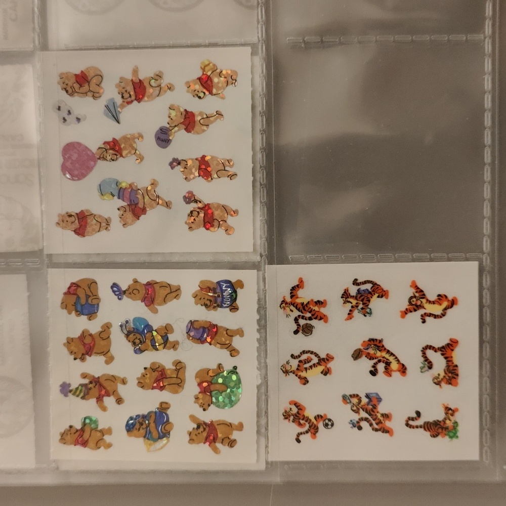 3 Sandylion Stickers disney winnie the pooh tigger